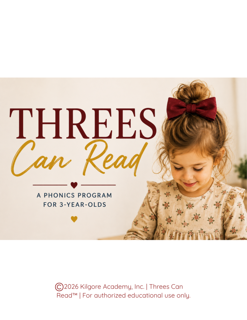 Threes Can Read Book 1 cover